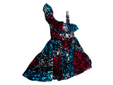 DC1 AFRICAN ETHNIC TRIBAL ''TIE AND DYE'' GIRL DRESS BAX