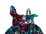 DC1 AFRICAN ETHNIC TRIBAL ''TIE AND DYE'' GIRL DRESS BAX