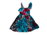 DC1 AFRICAN ETHNIC TRIBAL ''TIE AND DYE'' GIRL DRESS BAX