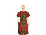 DC1 AFRICAN ETHNIC TRIBAL FABRIC WOMEN DRESS BGA