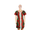 DC1 AFRICAN ETHNIC TRIBAL FABRIC WOMEN DRESS BGA