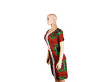 DC1 AFRICAN ETHNIC TRIBAL FABRIC WOMEN DRESS BGA