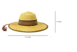 DC1 AFRICAN ETHNIC TRIBAL STRAW HAT BOT