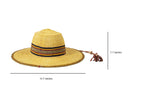 DC1 AFRICAN ETHNIC TRIBAL STRAW HAT BOT