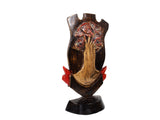 DC1 AFRICAN ETHNIC TRIBAL WOODEN WALL MOUNT SCULPTURE BSK