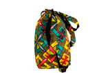 DC1 AFRICAN ETHNIC TRIBAL FABRIC TRAVELLING BAG BXX