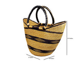 DC1 AFRICAN ETHNIC TRIBAL WOVEN BASKET DQV