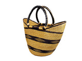 DC1 AFRICAN ETHNIC TRIBAL WOVEN BASKET DQV