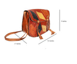 DC1 AFRICAN ETHNIC TRIBAL LEATHER UNISEX HANDBAG DTQ