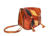 DC1 AFRICAN ETHNIC TRIBAL LEATHER UNISEX HANDBAG DTQ