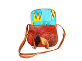 DC1 AFRICAN ETHNIC TRIBAL LEATHER UNISEX HANDBAG DTQ