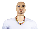 DC1 AFRICAN ETHNIC TRIBAL BEADED NECKLACE NII