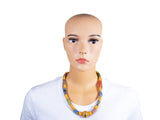 DC1 AFRICAN ETHNIC TRIBAL BEADED NECKLACE NII