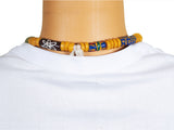 DC1 AFRICAN ETHNIC TRIBAL BEADED NECKLACE NII
