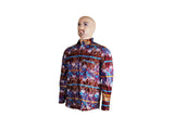 DC1 AFRICAN ETHNIC TRIBAL FABRIC MEN SHIRT EVB