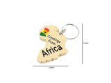 DC1 AFRICAN ETHNIC TRIBAL WOOD KEY HOLDER FTD