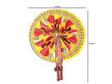 DC1 AFRICAN ETHNIC TRIBAL FABRIC FAN GBF