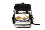 DC1 African Ethnic Tribal Leather Backpack GQZ