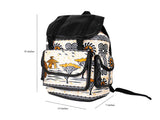 DC1 African Ethnic Tribal Leather Backpack GQZ