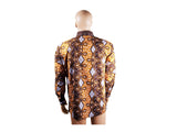DC1 AFRICAN ETHNIC TRIBAL FABRIC MEN SHIRT GUE