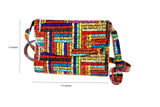 DC1 AFRICAN ETHNIC TRIBAL LEATHER WOMEN SHOULDER BAG HTP