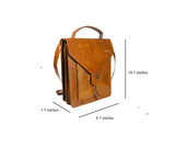 DC1 AFRICAN ETHNIC TRIBAL LEATHER UNISEX HANDBAG IEM