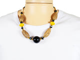 DC1 AFRICAN ETHNIC TRIBAL BEADED NECKLACE IMU