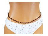 DC1 AFRICAN ETHNIC TRIBAL 36" WAIST BEAD INW
