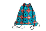 DC1 AFRICAN ETHNIC TRIBAL FABRIC BACKPACK JAY