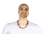 DC1 AFRICAN ETHNIC TRIBAL BEADED NECKLACE JFN