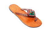 DC1 AFRICAN MADE WOMEN LEATHER SLIPPERS KOS