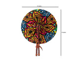 DC1 AFRICAN ETHNIC TRIBAL FABRIC FAN KZW