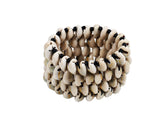DC1 AFRICAN ETHNIC TRIBAL COWRIE BRACELET LEF