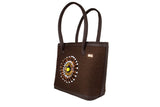 DC1 AFRICAN ETHNIC TRIBAL LEATHER WOMEN HANDBAG OGO