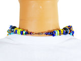 DC1 AFRICAN ETHNIC TRIBAL BEADED NECKLACE ORE