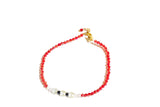 DC1 AFRICAN ETHNIC TRIBAL ADJUSTABLE BEAD ANKLET PML