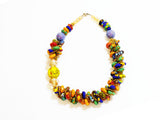 DC1 AFRICAN ETHNIC TRIBAL BEADED NECKLACE QFY