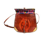 DC1 AFRICAN ETHNIC TRIBAL LEATHER UNISEX HANDBAG SUQ
