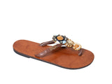 DC1 AFRICAN MADE WOMEN LEATHER SLIPPERS QWR