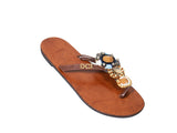 DC1 AFRICAN MADE WOMEN LEATHER SLIPPERS QWR