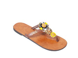 DC1 AFRICAN MADE WOMEN LEATHER SLIPPERS QWR