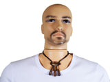 DC1 AFRICAN ETHNIC TRIBAL BONE NECKLACE RFZ