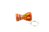 DC1 AFRICAN ETHNIC TRIBAL WOOD KEY HOLDER RGM