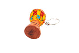 DC1 AFRICAN ETHNIC TRIBAL WOOD KEY HOLDER RGM