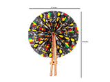 DC1 AFRICAN ETHNIC TRIBAL FABRIC FAN RVH