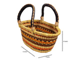 DC1 AFRICAN ETHNIC TRIBAL WOVEN BASKET SFC