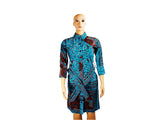 DC1 AFRICAN ETHNIC TRIBAL FABRIC  WOMEN DRESS SQP
