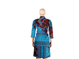 DC1 AFRICAN ETHNIC TRIBAL FABRIC  WOMEN DRESS SQP