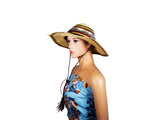 African Ethnic Tribal Straw Hat for Men VXU