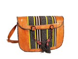 DC1 AFRICAN ETHNIC TRIBAL LEATHER WOMEN HANDBAG VZW